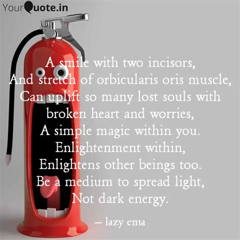 A smile with two incisors... | Quotes & Writings by lazy ema | YourQuote