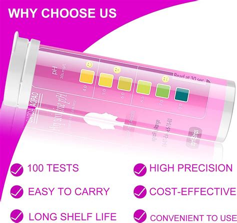 100 Strips Vaginal Health pH Test Monitor - Maintain Feminine Balance & Prevent Infections | Buy ...