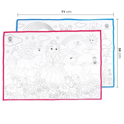 Fun & Washable Kids Coloring Mat - Reusable & Safe – Kids Bestie
