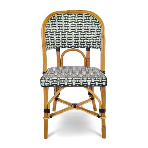 Authentic Parisian Rattan French Bistro Chairs by Bonnecaze