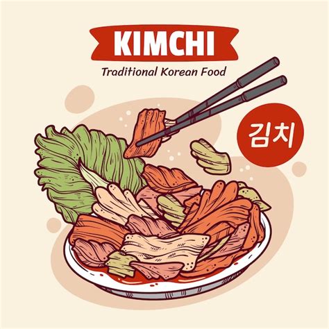 Kimchi food logo design | Free Vector