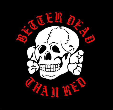 stickers 20X BETTER DEAD THAN RED – Nationalist Store