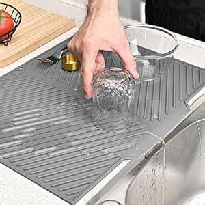 Buy PANCA Silicone Dish Drying Mat for Kitchen | Large Utensil Drying ...