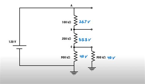 Image result for Voltage Divider Rule Example