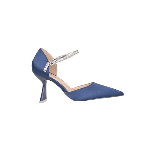Buy Ronnie Grey Women Blue Solid Pumps Online