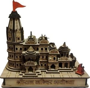 Craftdwar Ram Mandir Ayodhya Model with LED Light - |Home Decor| Office ...
