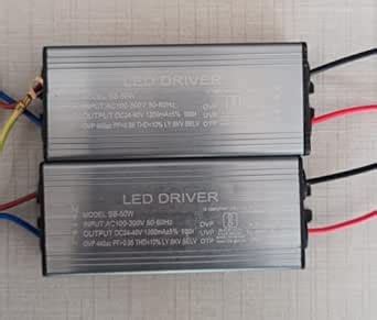 50W, 1200mA, LED Flood Light Driver, Input: AC 100-300V, Output: DC 24 ...