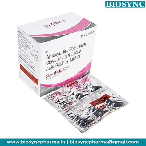 CLAV II-LB 625 Tablets Biosync Pharmaceuticals Pvt. Ltd.