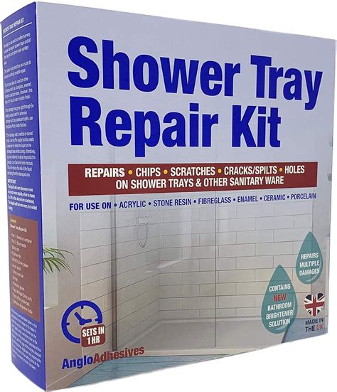 Kit de réparation de receveur de douche Premium - Répare les fissures ...