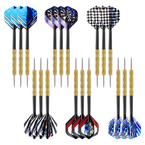 Buy Accmor Steel Tip Darts, Professional Metal Darts, Darts Metal Tip ...