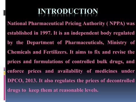 National pharmaceutical pricing authority | PDF