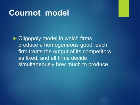 Image result for Cournot Model Explained