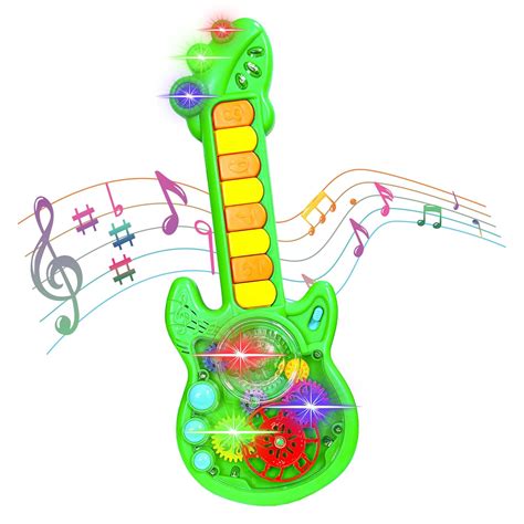 Buy VGRASSP Mini Musical Gear Guitar Toy for Kids and Toddlers | Eight ...