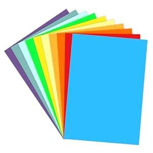 Lakeer A3 Colour Paper Pack - 30 Sheets, 10 Vibrant Colors x 3 Sheets ...