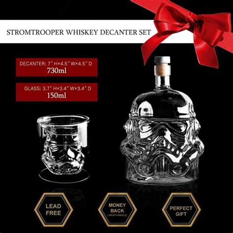 Buy IITaozi Transparent Creative Whiskey Decanter Set Stormtrooper ...