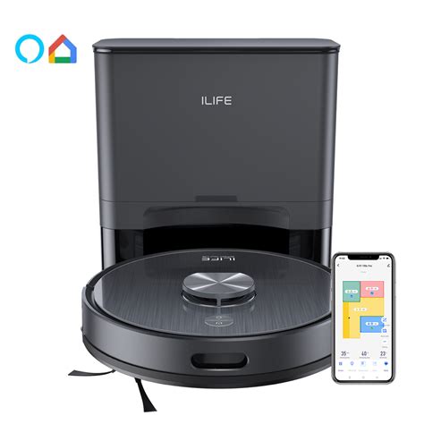 ILIFE T20s Pro - Advanced LDS Self-Emptying Robotic Vacuum and Mop with ...