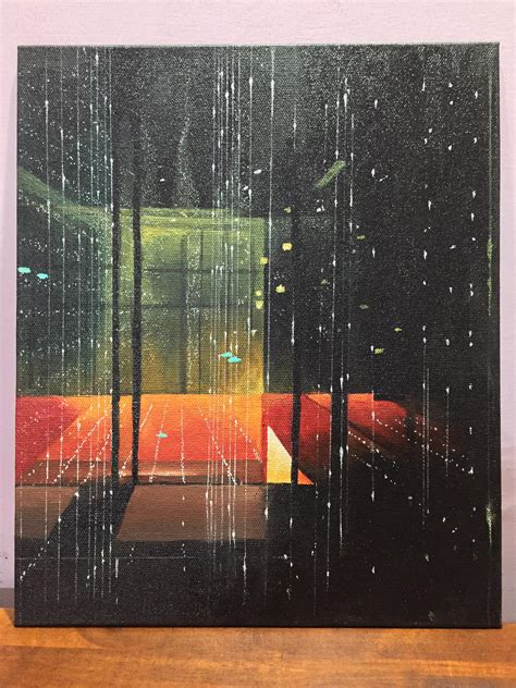 My girlfriend surprised me by painting the “Koi No Yokan” album artwork ...