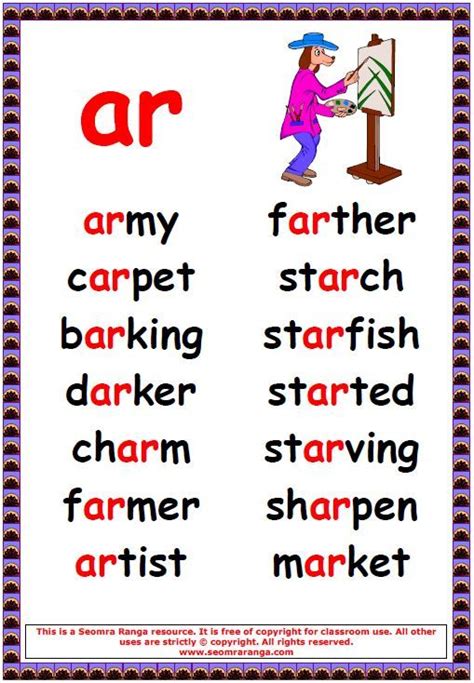 Five Letter Words With Ars In The Middle - Words Build Confidence