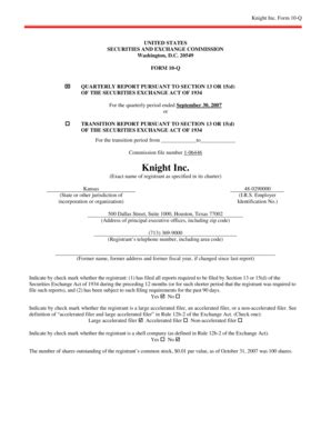 Fillable Online Knight Inc. - Kinder Morgan Fax Email Print - pdfFiller