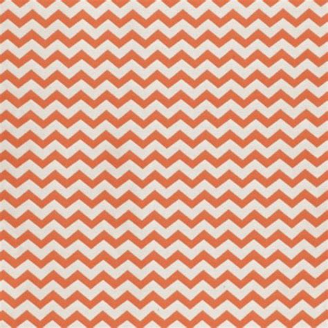 Chevron Stripe Orange EasyCare Fabric | Ballard Designs