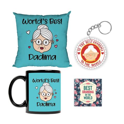 Buy YaYa cafe™Birthday Gifts for Grandmother Worlds Best Dadi Ma Gift ...