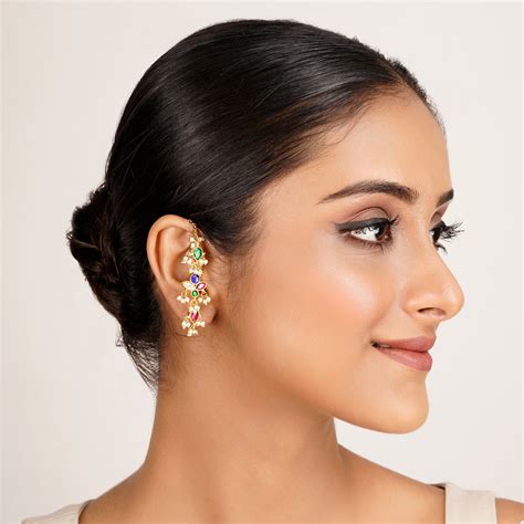 22k Gold Plated Kavya Kasira Kaan Chain – Art Karat India