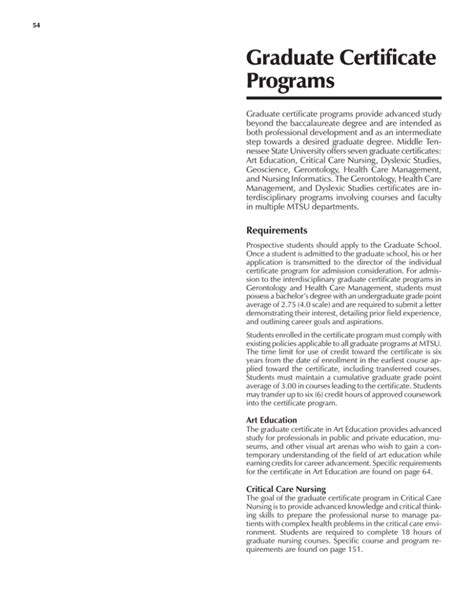 Image result for Graduate Certificate Programs