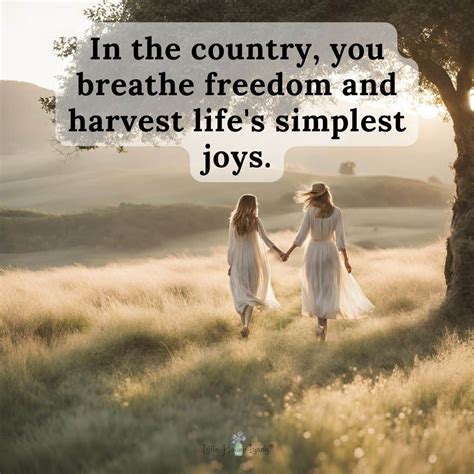 Country Life Quotes To Inspire - Little House Living