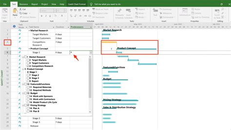 Image result for Project Plan Predecessors