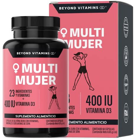 Multivitaminico De Mujer Beyond Vitamins Con 23 ingredientes y Vitamina ...