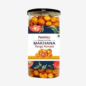Farmley Roasted & Flavoured Tangy Tamato Healthy Makhana Snacks 90 gm ...