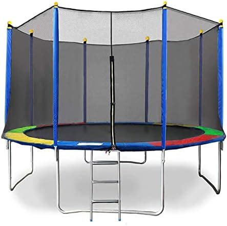 REZNOR 16 Feet Trampoline with Enclosure Safety Net & Jumping Pad for ...