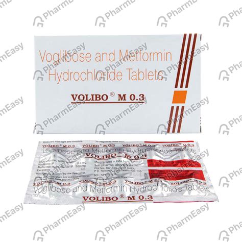 Volibo M 0.3mg Strip Of 10 Tablets: Uses, Side Effects, Price & Dosage ...