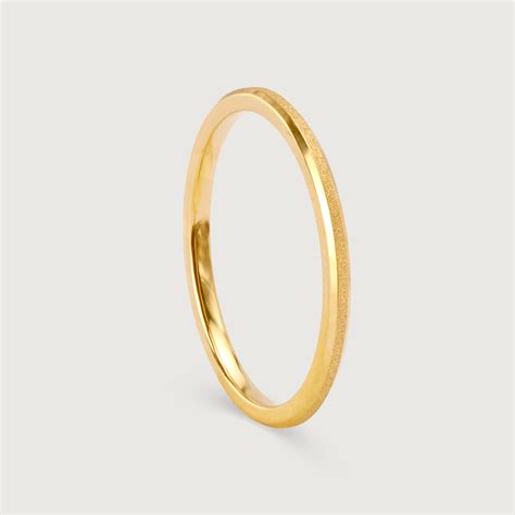 His & Her Edition Band 18KT Gold Couple Ring -Single Piece
