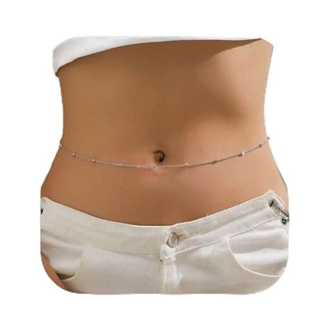 Buy VAMA Adjustable Silver Multipurpose Neck, Wrist, Ankle Chain Waist ...