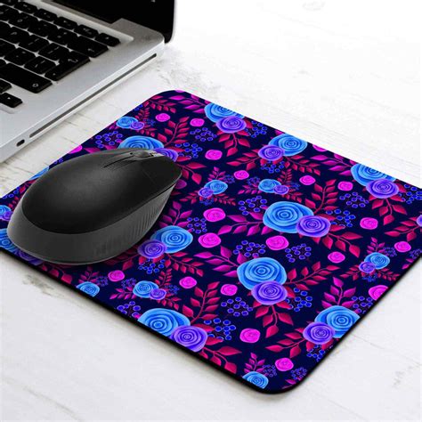 Neon Roses Mouse Pad – WrapCart Skins