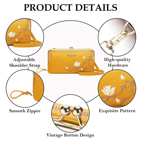 MOMISY Multi-Function Crossbody Bags for Women Mobile Purse Cell Phone ...