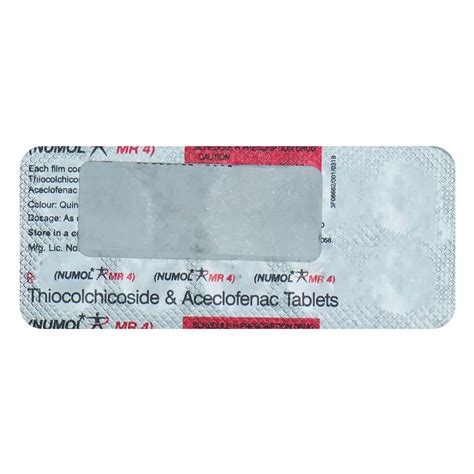 Numol MR 4 Tablet | Uses, Side Effects, Price | Apollo Pharmacy
