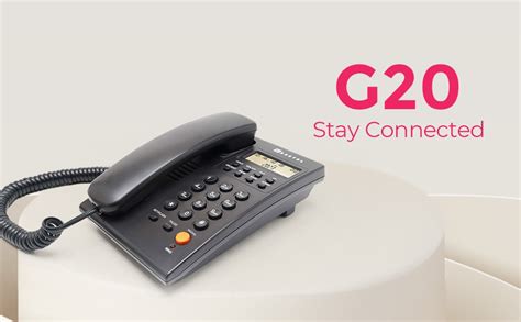 Beetel G20,TEC Certified,Caller ID Phone LCD Display, Ringer LED, DTMF ...