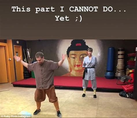 Ruby Rose flaunts her martial arts skills on Instagram as she gets ...