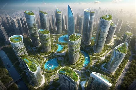 Premium Photo | Chengdu Future City China's Architectural Marvel in the ...