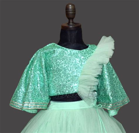 New Style Crop Top Lehenga - Baby Girls to Teenage Girl