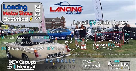 Lancing Motor Show 2025: Electrified Section!, Beach Green, Lancing ...