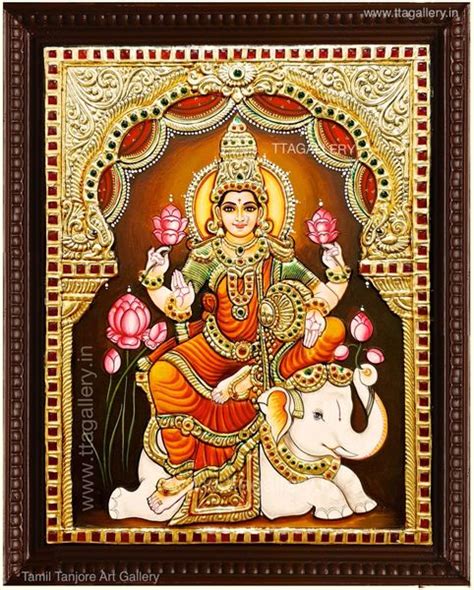 Lakshmi Devi 2 Tanjore Painting