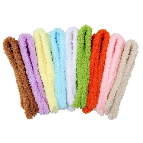 15mm Jumbo Coral Fleece Pipe Cleaners (1 meter - Off White) – Furxotic