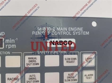 NABCO M-800-III-W MAIN ENGINE REMOTE CONTROL SYSTEM M800IIIW | United ...