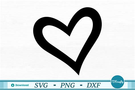 Heart Silhouette Graphic by MrMsCrafty · Creative Fabrica