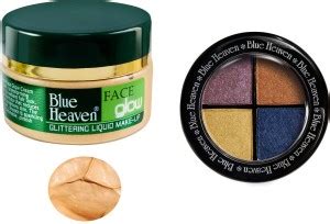 BLUE HEAVEN Face Glow & Eye Magic Eye Shadow 602 Combo Price in India ...