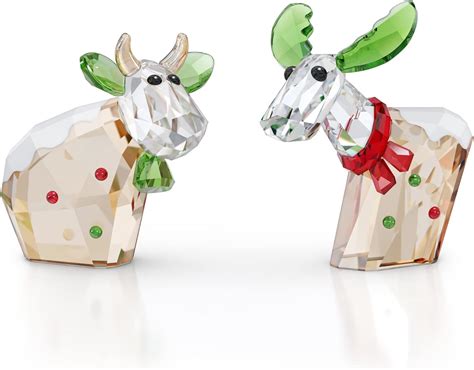 Swarovskis Mo & Ricci Ornament, Clear, Red and Green India | Ubuy