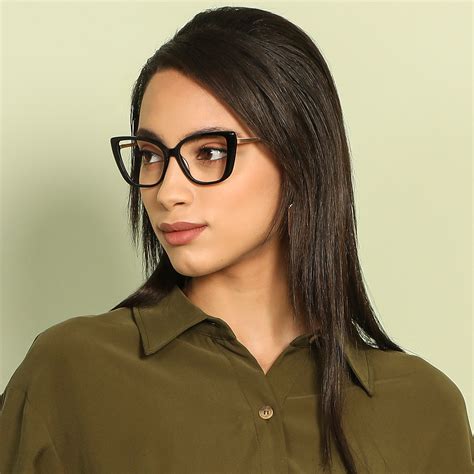 Buy Black Gold Full Rim Cat Eye Vincent Chase Blend Edit VC E13357 - C1 ...